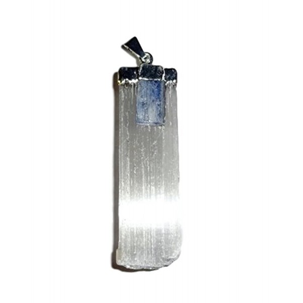 1pc Selenite Blade with Blue Kyanite Mini Haystack Healing Crystal ...