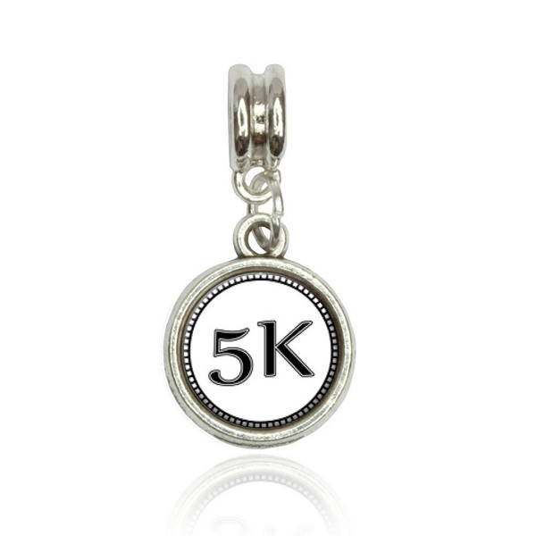 Runner 5K Euro European Italian Style Bracelet Bead Charm - CP11L4TGHMN