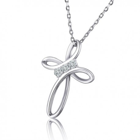 Sterling Infinity Necklace - CM189Q0CLAQ